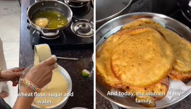 man from new zealand wo married from haryana shares video of making traditional sweet 