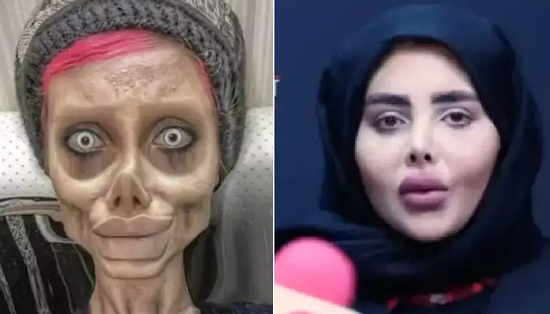 iranian woman who jailed for claiming undergone surgeries to look like angelina jolie now released 