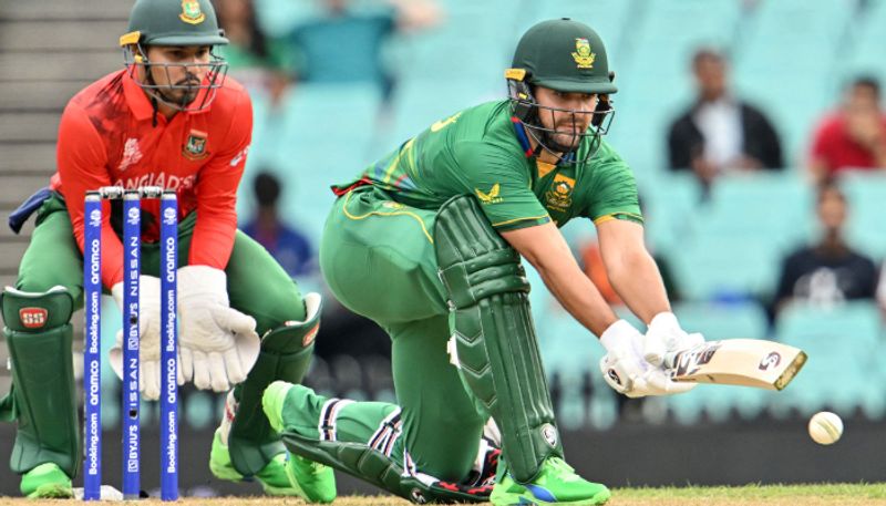 T20 World Cup Rilee Rossouw Century Guides South Africa Set 206 runs target to Bagladesh in Sydney kvn