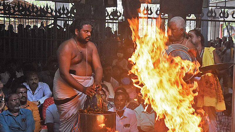 Prohibition of performing yagnas in temples in Tamil Nadu.. Madurai branch of High Court