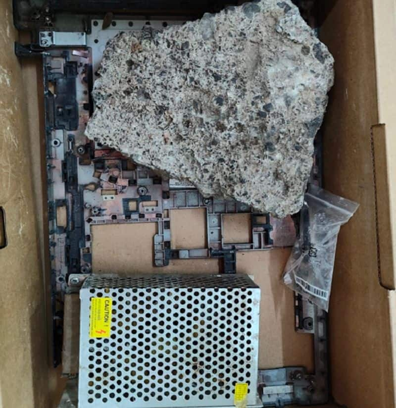 mangaluru man orders gaming laptop on flipkart gets a big stone and e waste instead ash