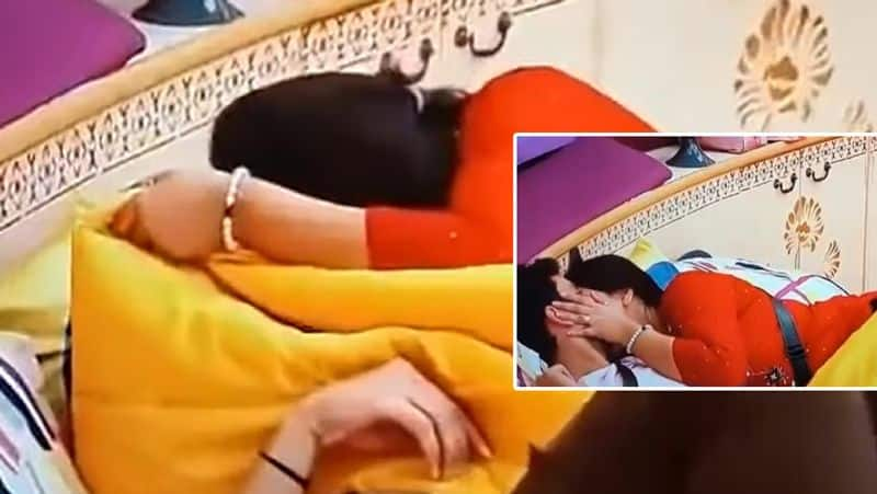 BiggBoss 6 contestants rohit and marina kiss each other infront of camera