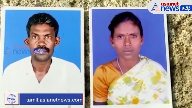 dispute over fishing; Sleeping husband and wife hacked to death near Madurai!!