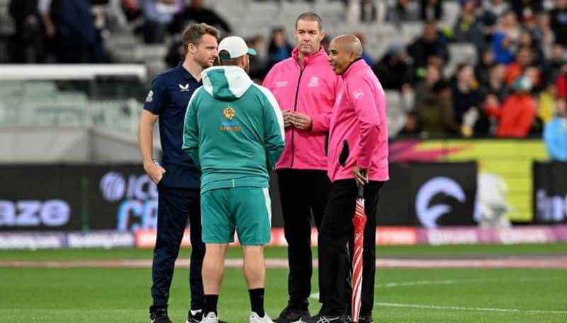 T20 World Cup 2022 ENG vs AUS Match abandoned due to rain at Melbourne Cricket Ground