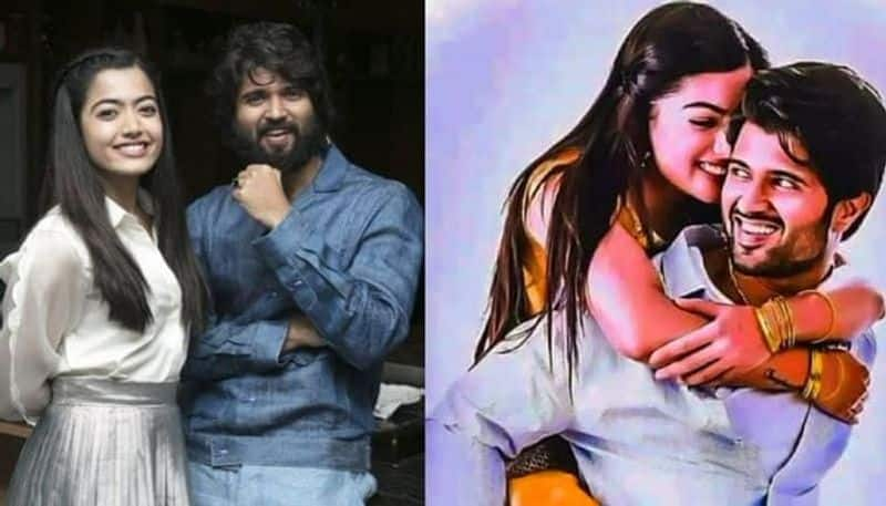 Vijay Deverakonda Rashmika Mandanna Relationship Proofs in social media