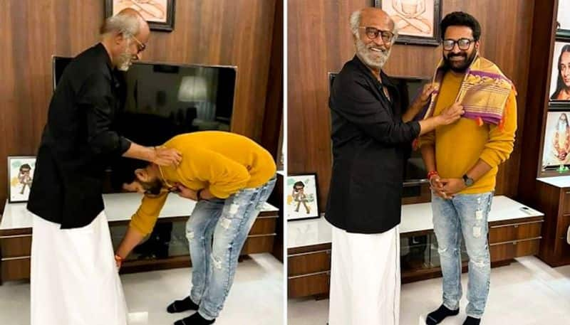 After Kantara success Rishabh Shetty visits Rajinikanth to seek his blessings drb