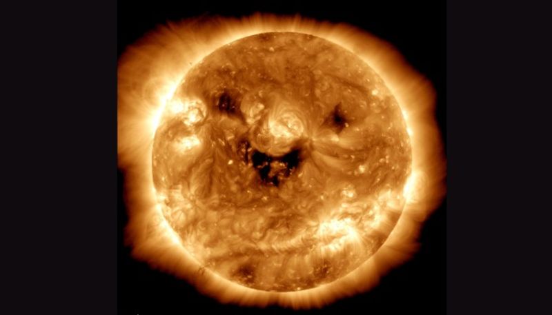 NASA Spotted The Sun Smiling Viral Pic