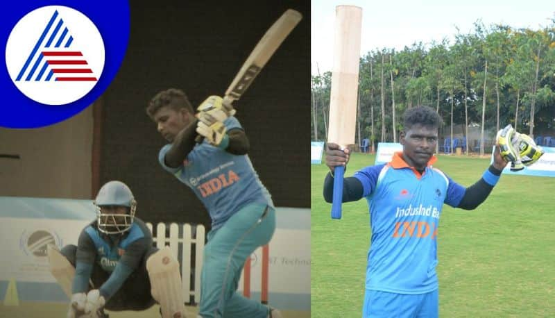 Chikkamagaluru Sunil Ramesh has been selected for Indias T20 World Cup cricket team for the blind gvd