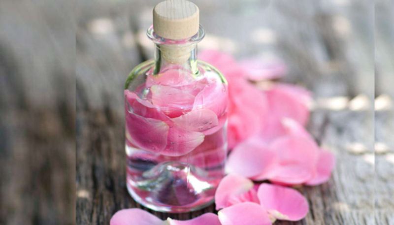 Skin care benefits of rose water