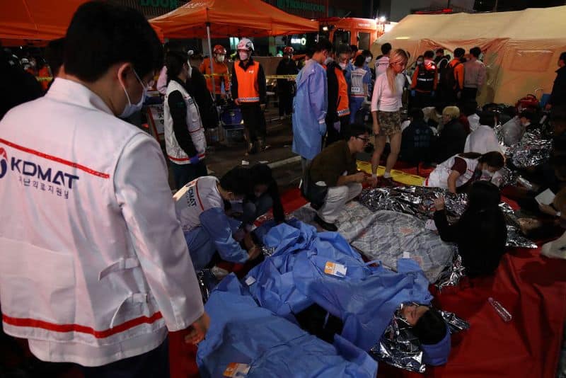 Halloween horror At least 151 dead in Seoul stampede national mourning declared world leaders offer condolences gcw