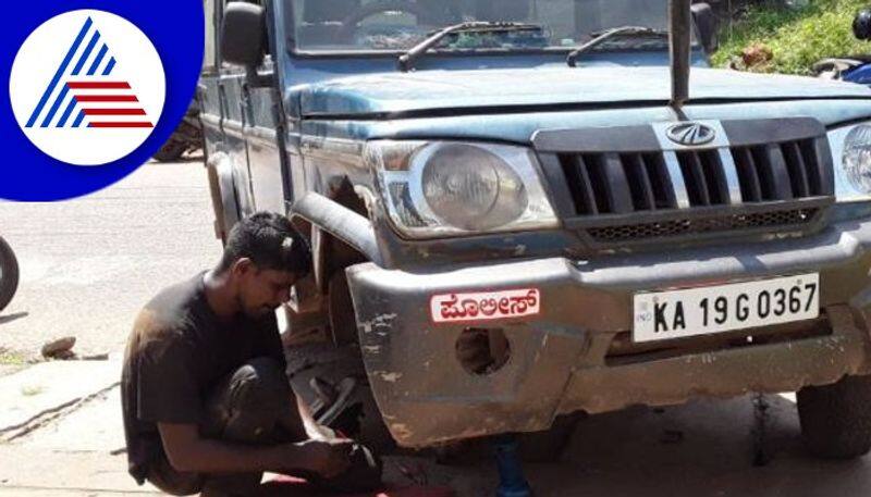 jeep wheel removed while arresting the accused at uppinangadi rav 