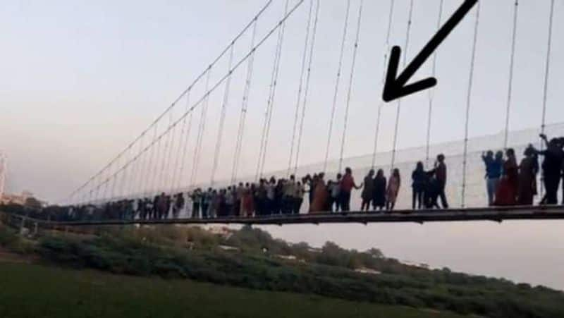 reason for gujarat morbi bridge collapse watch video ash