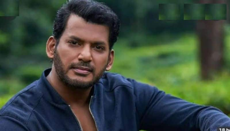 Actor Vishal who helped the side actor