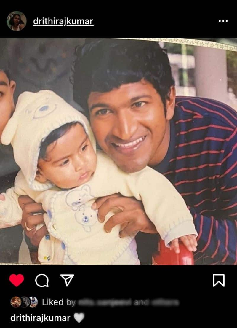 Puneeth Rajkumar daughter Drithi watch Gandhada gudi film vcs  