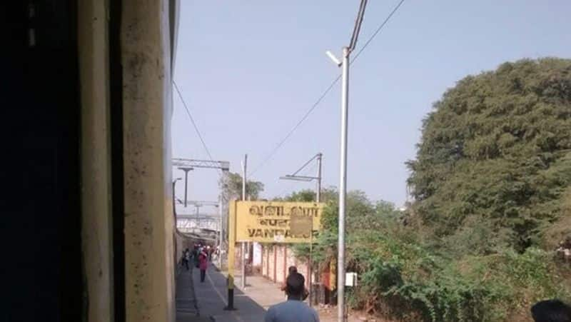 college student died after being hit by a train in Vandalur