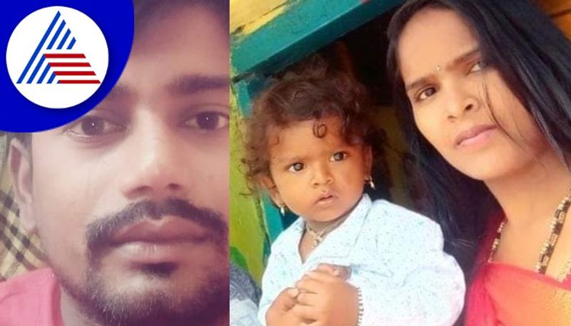 Assault by husband Wife commits suicide by jumping check dam with two children rav