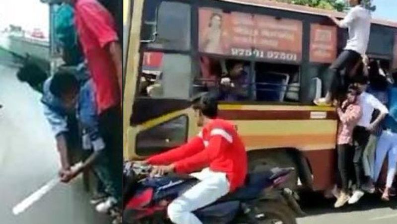 College students hooliganism on goverment bus...viral video