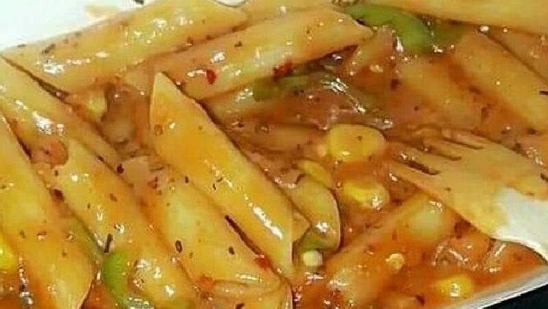 How to prepare Hot and Sour Pasta in Tamil 