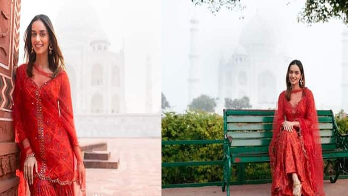 ताजमहल की खूबसूरती पर फिदा हो गई मानुषी छिल्लर, 'तेहरान' की शूटिंग खत्म कर दीदार करने पहुंची पूर्व मिस वर्ल्ड