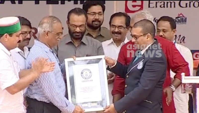 asianet news program picture in guinness website 