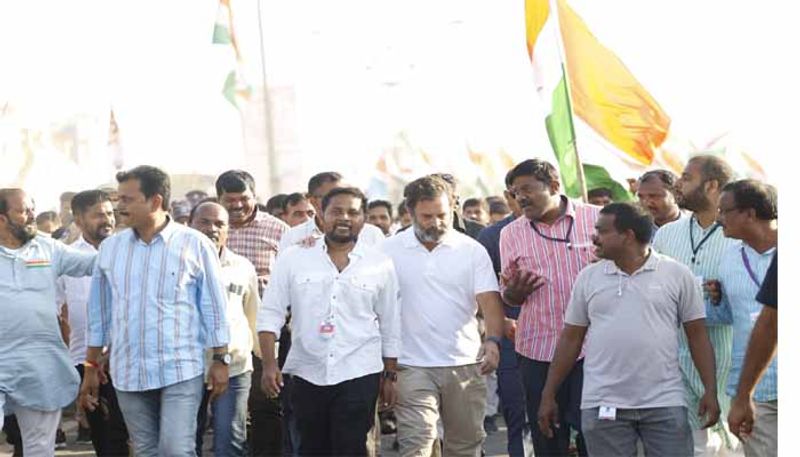  Bharat Jodo Yatra enters Hyderabad