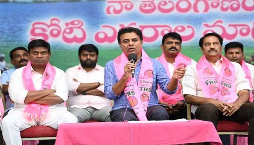కాంగ్రెస్ అసమర్థత వల్లే రైతులు నష్టపోతున్నారు.. : మంత్రి కేటీఆర్