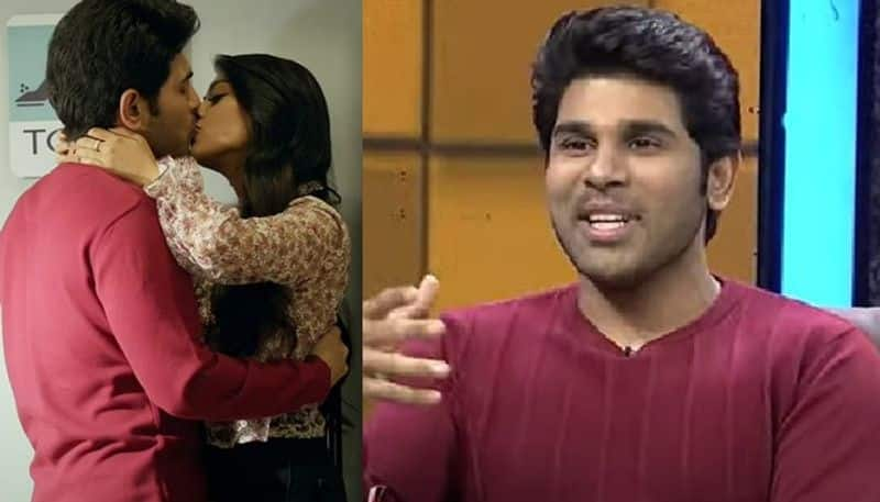 Allu sirish Lip Kisses with Anu Emmanuel