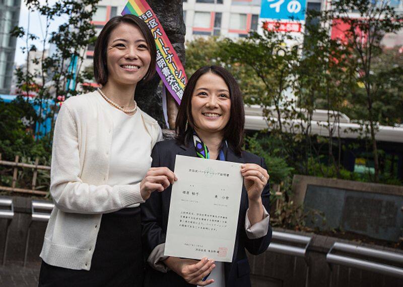 certificate for same sex couple in Tokyo 