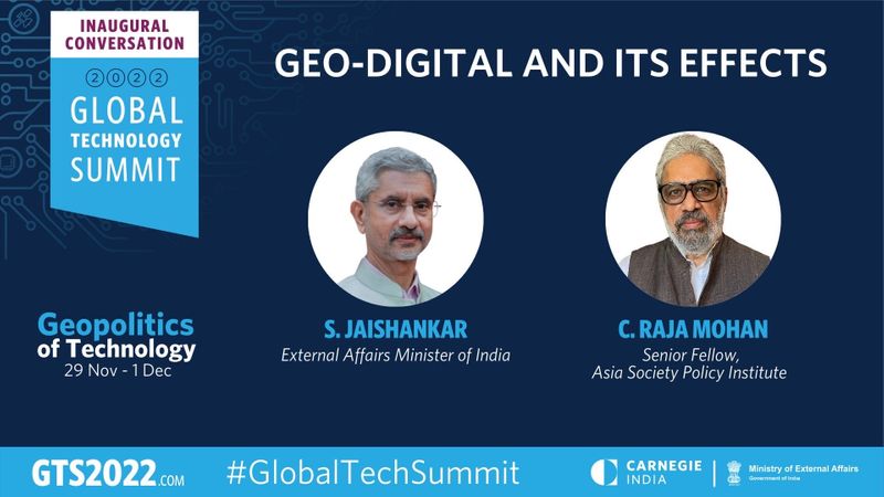 S Jaishankar to attend Carnegie India's Global Technology Summit