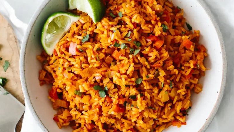 How to prepare Mexican Rice recipe in Tamil