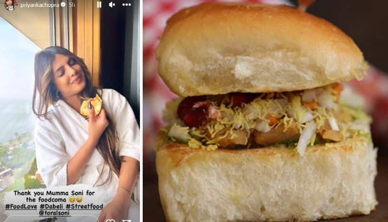 priyanka chopra shares picture of eating street food in mumbai 