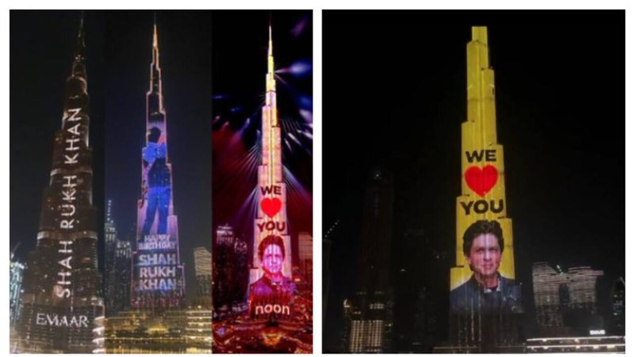 Shah Rukh Khan special: Burj Khalifa lights up to wish King Khan on his 57th birthday, for 4th time in a row 