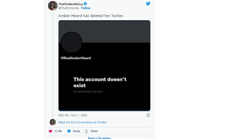 Amber Heards Twitter Account Disappears Following Ex Elon Musks Takeover