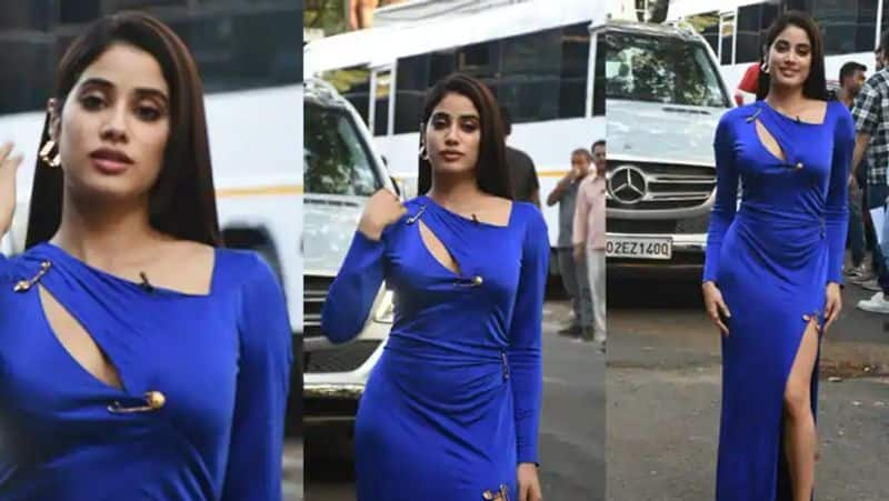 Oops Moment Alert: Mili star Janhvi Kapoor's blue SEXY gown with thigh-high slit making news RBA