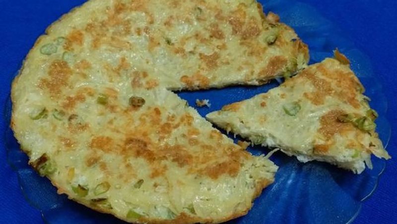 How to make Potato Cheese Omelette in Tamil