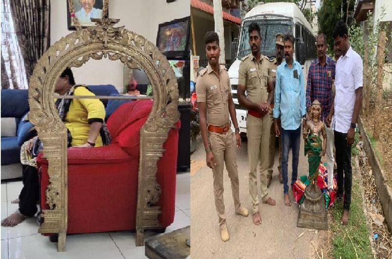 aimpon idol seized from coimbatore preachers house