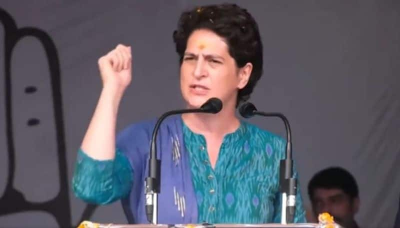 Congress Plans  Priyanka Gandhi   Tours    Every 10 days in  Telangana  lns 