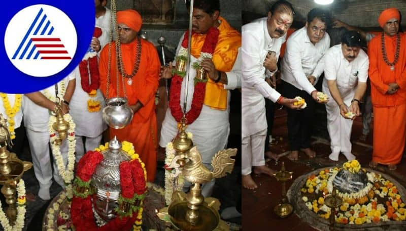 Kempegowda theme park karnataka ministers collected soil from Kudalasangama gow