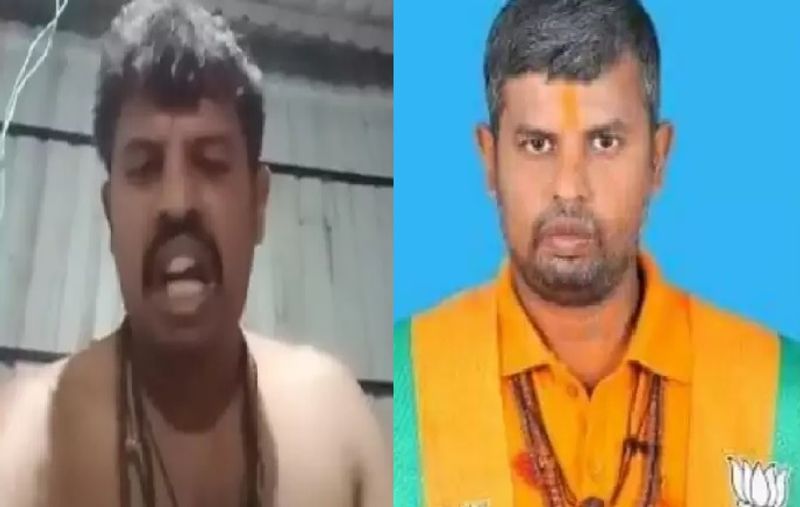 bjp member arrested for obscene speech about cm stalin