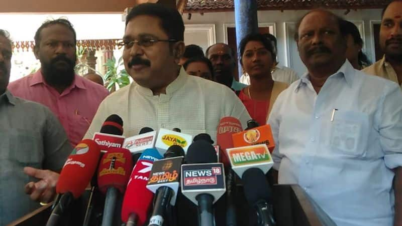 opposition leaders should join single point against dmk says ttv dhinakaran