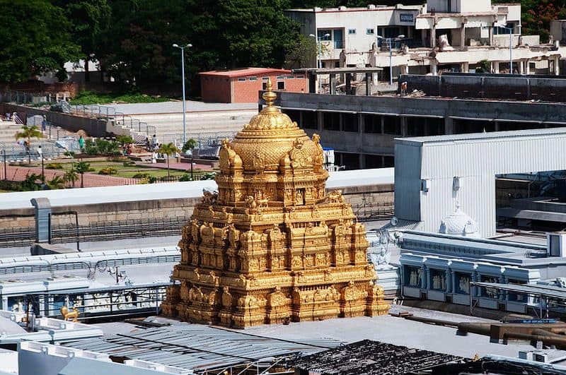 Tirumala temple sanctum to close for 6 months as board decides to replace gold plating skr