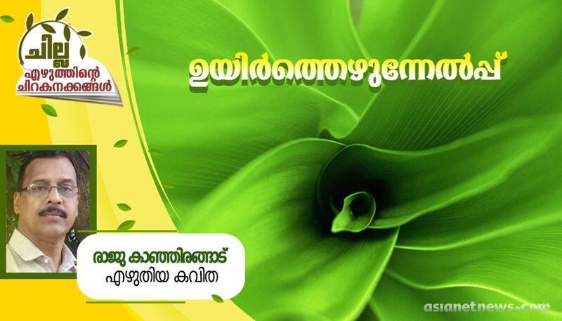 chilla malayalam poem by Raju Kanjirangad