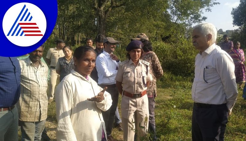 High level team visit for elephant human conflict control study in Hassan district gvd