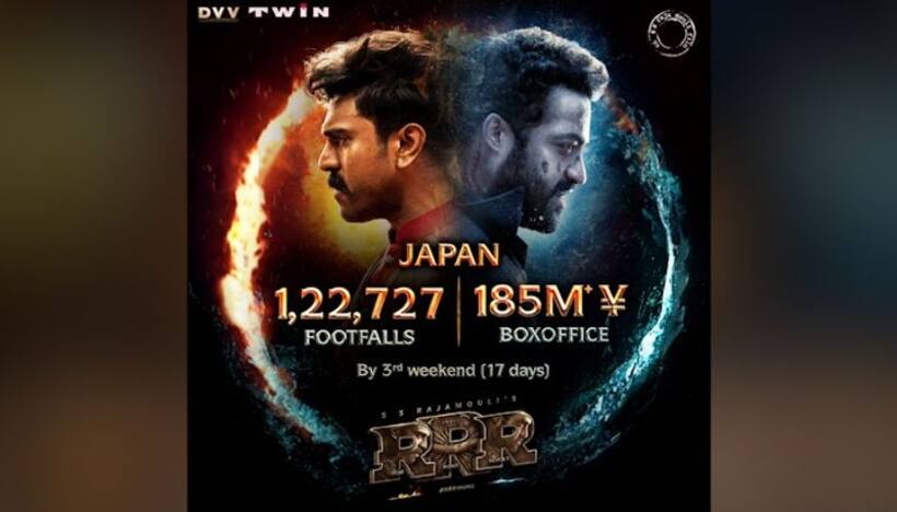 Ram Charan, Jr NTR's RRR earns 185M¥ in just 17 days in Japanese box office, making India Proud