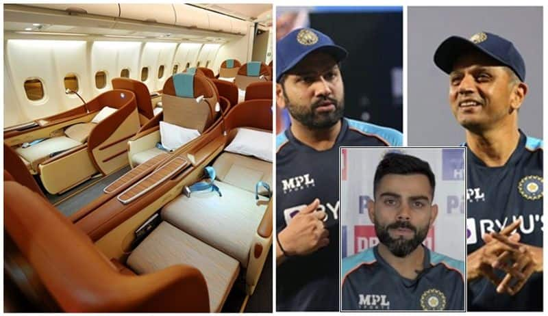 ICC T20 World Cup Virat Kohli Rohit Sharma Rahul Dravid went from business to economy class san