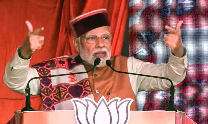 हिमाचल चुनाव में मिशन रिपिट पर भाजपा: मोदी बोले- इस बार रिवाज बदलने की जिम्मेदारी मां-बहनों पर 