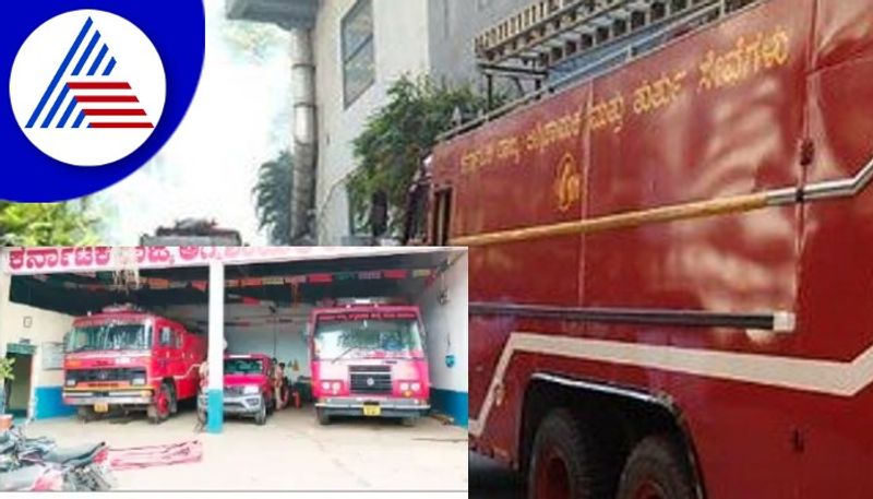 The fire station is not a permanent building at hubballi rav