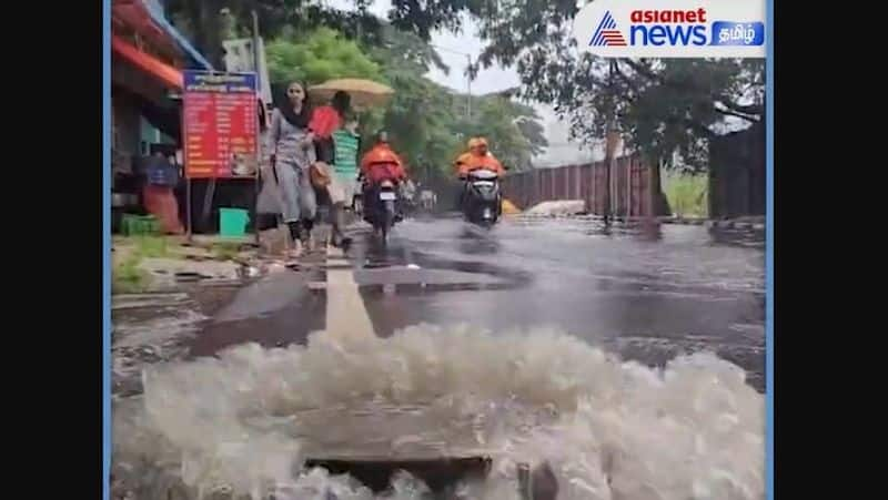 The heavy rain that dawns and pours out! - Chennai floating in water!