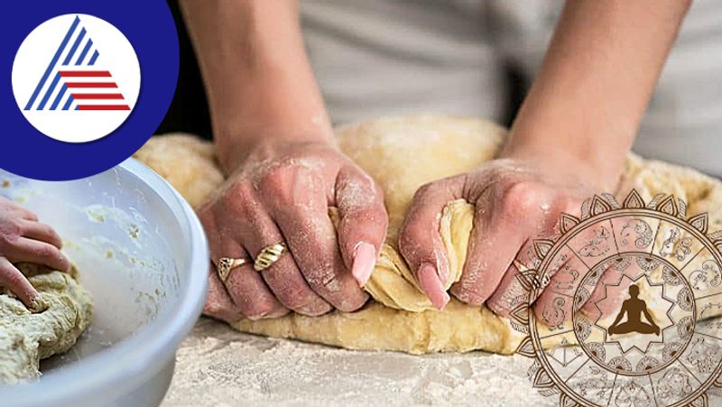 Vedic texts explaining the process of kneading flour