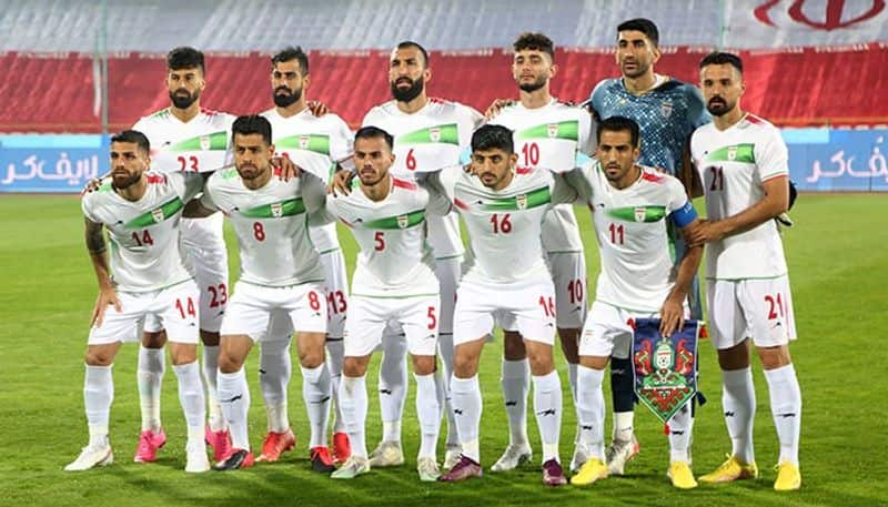 Fifa World cup 2022 Iran Team refuse to sing national anthem to support Hijab ban protest against Government ckm  